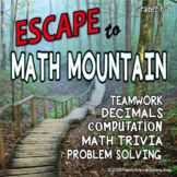 Back to School Math Escape Room - Decimals, Problem Solvin