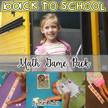 Preview of Back to School Math Game Pack