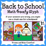 Back to School Math Goofy Glyph for 1st grade | Art + Math