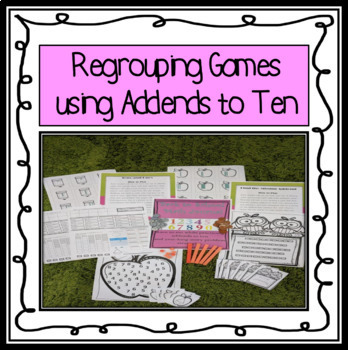 Preview of Regrouping Games Using Addends to Ten