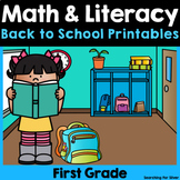 Back to School Math & Literacy {1st Grade}