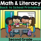 Back to School Math & Literacy {2nd Grade}