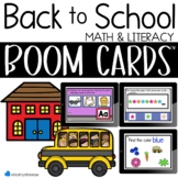 Back to School Math & Literacy Bundle Boom Cards