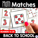 Numbers to 20 Number Sense Activities for Back to School M