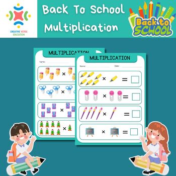 Preview of Back to School Math Multiplication Review | Math Multiplication for Elementary