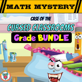 Back to School Math Mystery Differentiated GRADE BUNDLE - 