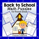 Back to School Math Puzzles | 4th Grade | Math Skills Revi
