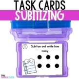 Back to School Math Task Cards or Scoot Game, Subitizing