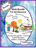 Back to School Math Worksheets Bundle Special Education Di