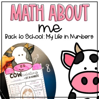 Preview of Back to School Math about Me: My Life in Numbers