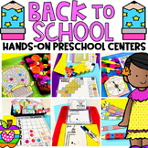 Back to School Math and Literacy Centers for Preschool | H