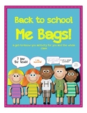 Back to School "Me Bag" Mini Project