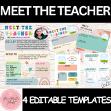 Back to School Meet the Teacher Editable Template