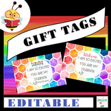 Gift Tags Editable Back to School Meet the Teacher Open Ho