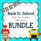 {Back to School} Meet the Teacher & Open House BUNDLE