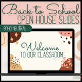 Back to School | Meet the Teacher | Open House Slides - Di