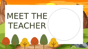 Preview of Back to School Meet the Teacher Presentation: Engaging and Informative