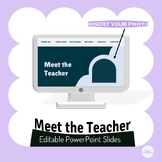 Back to School Meet the Teacher Slides | Editable PowerPoi