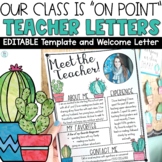 Meet the Teacher Template Editable Summer Letter Cactus Th