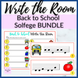 Back to School Melody Write the Room BUNDLE for Solfege Patterns
