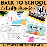 Back to School Middle School Activity Bundle | First Day o