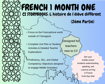 Preview of Back to School | Middle School French | 4-wk Comprehensible Input Unit | Part 2