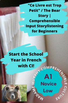 Preview of Back to School | Middle School French | Comprehensible Input Storytelling