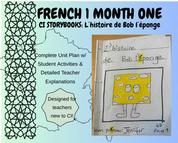 Preview of Back to School | Middle School French |Teach High Frequency Words with Spongebob