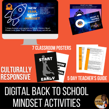 Preview of Back to School Mindset Activities for SEL Digital