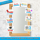 Back-to-School Mirror Affirmations Poster Set, Growth Mindset