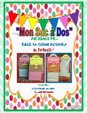 Back to School- "Mon Sac a Dos"-Paperbag FUN Activities in