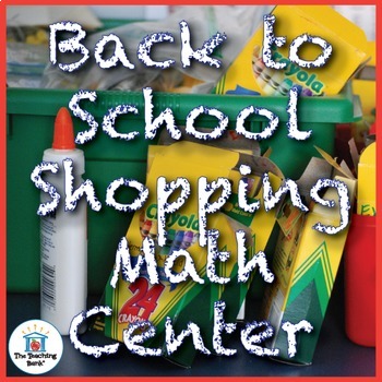 Preview of Back to School Money Math Center