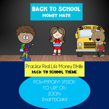 Preview of Back to School Money Math