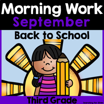 Preview of Back to School Morning Work {3rd Grade} PDF and Digital Ready!