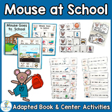 Back to School Mouse Goes to School Adapted Book and Sente