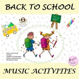 Back to School Music Activities