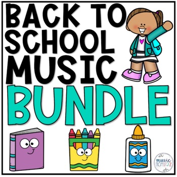 Preview of Back to School Music Activities BUNDLE - First Day of Music Lessons & Review