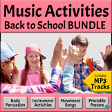 Back to School Music Activities BUNDLE | Songs | Instrumen