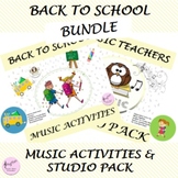 Back to School Music Activities & Studio Pack