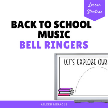 Preview of Back to School Music Bell Ringers - Warm-ups - Lesson Starters