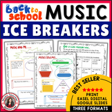 Back to School Music Activities - Music Ice Breakers - All