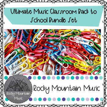 Preview of Back to School Music Resources Mega Bundle