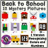 Back to School Mystery Pictures | Recognizing Colors & Numbers