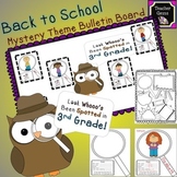 Back to School Owl Mystery Theme Bulletin Board for 3rd Grade