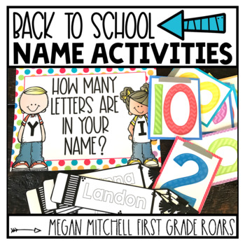 Preview of Name Activities Beginning of the Year Back to School