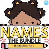 Name Activities | THE BUNDLE | Editable Name Activities fo