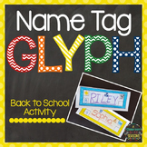 Back to School Activity Name Tag Glyph