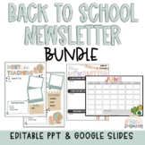 Back to School Newsletter Bundle