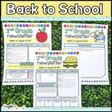 Back to School Newsletter Templates