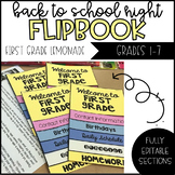 Back to School Night | Curriculum Night Editable Flip Book